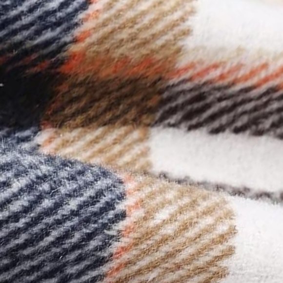 Plaid High Waisted Skirt Womens Short Mini Straight Wool Flannel Winter Fall - Picture 5 of 11